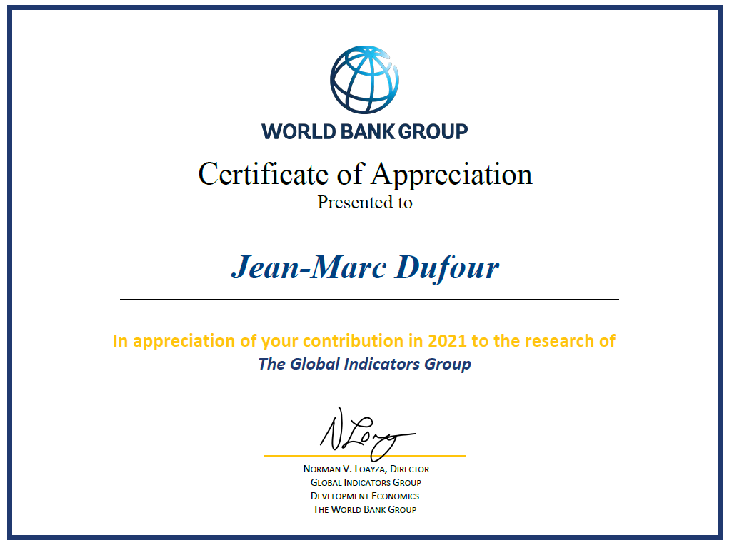 Jean-Marc Dufour e.trustexport World Bank